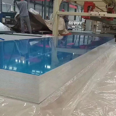 بسته بندی پالت چوبی ورق موجدار آلومینیومی نقره ای به ضخامت 0.1-200 میلی متر